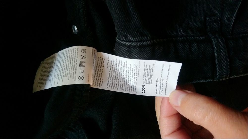 L/XL fustă denim Nouă cu etichete