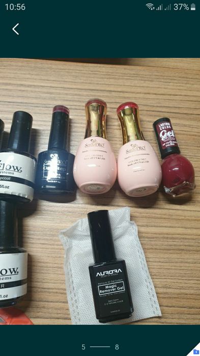 Kit manichiura pedichiura semipermanenta sau cu gel, accesorii