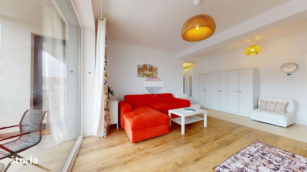 Apartament cu 2 camere de închiriat în UNO Brașov | Balcon generos
