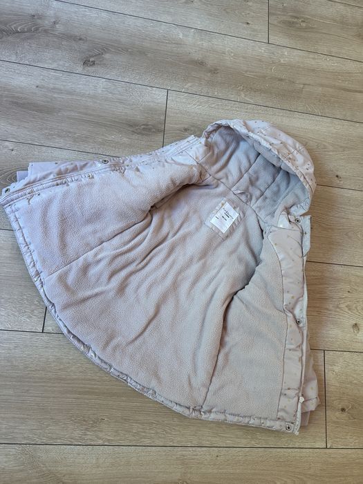 Детско подплатено яке за момиченце, 98см