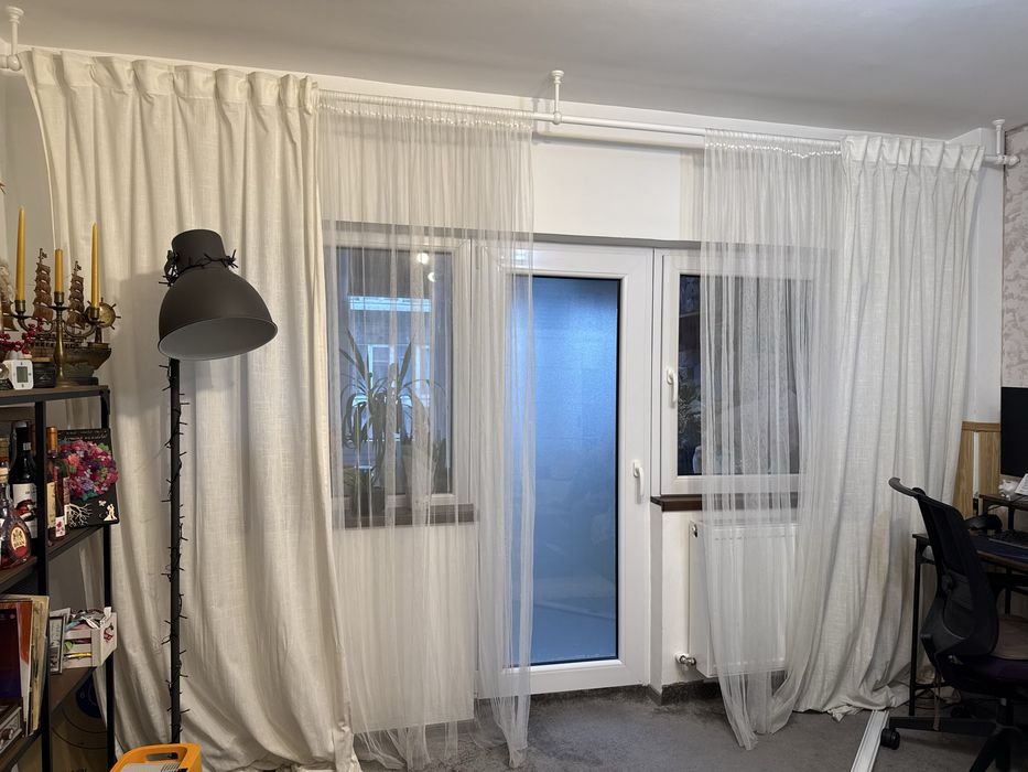 Vand bara draperie, 2 draperii si 2 perdele