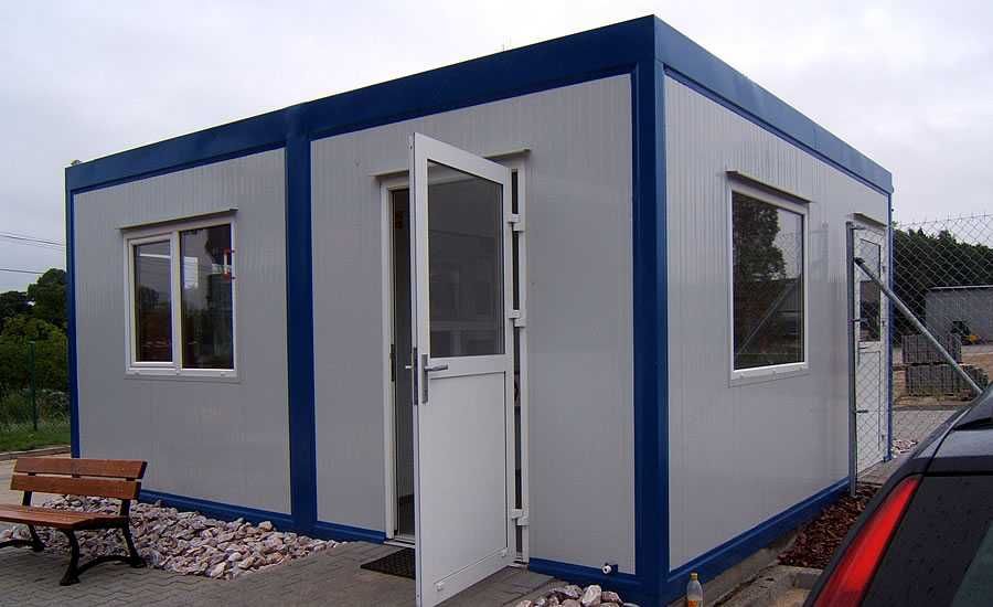 Casa Modulara, Garaje Auto si Containere stil birou din structura metalica si panou sandwich termoizolant