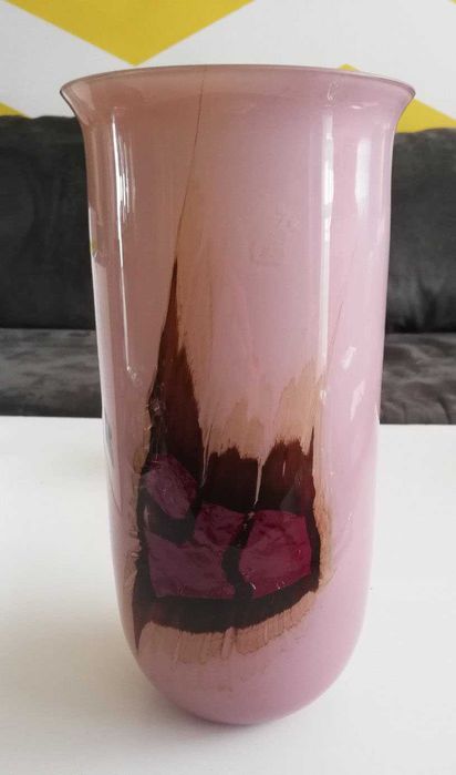 Стъклена ваза висока 26см