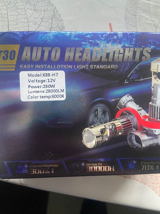 bec led cu lupa  280w