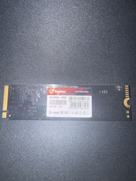 Kingspec M2 Nvme ssd 128gb pci gen3x4