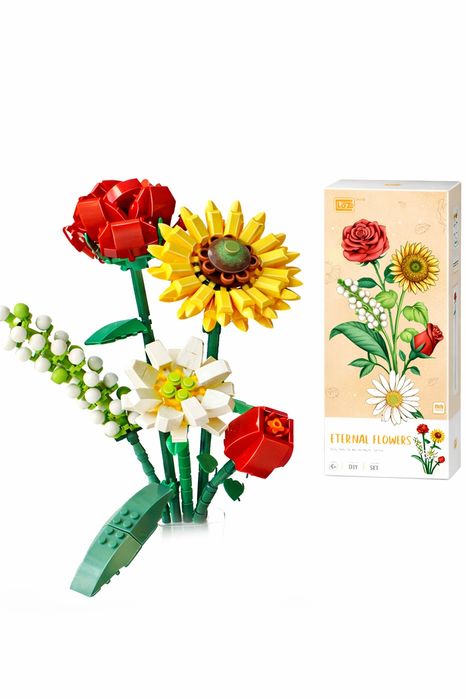 Mini buchet de flori lego