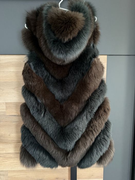 Дамски елек от естествен косъм