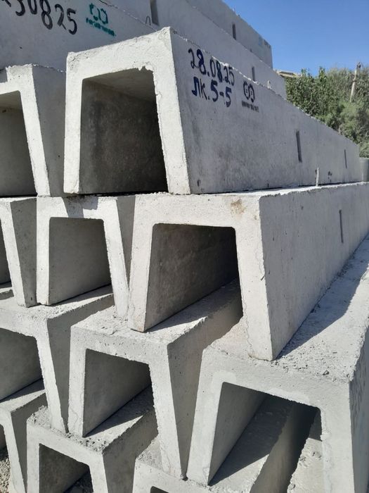 Beton latoklar 5m, 6m va arka latok Zavoddan, narx opisaniyada uqin
