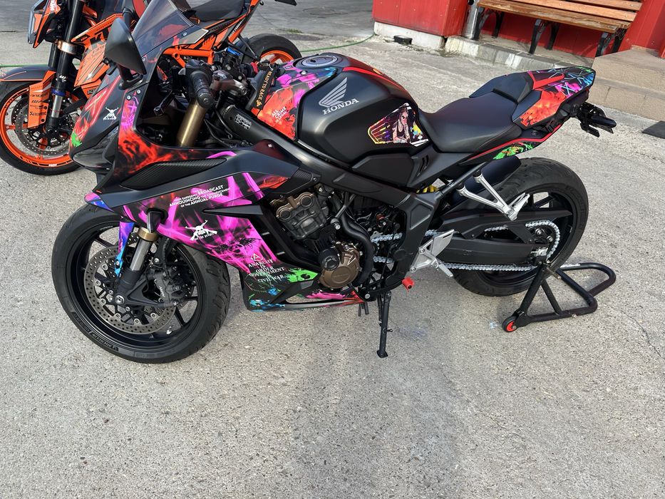 Honda CBR650R 2019, 14.500km, Ixil, crash pad, Dunlop, etc