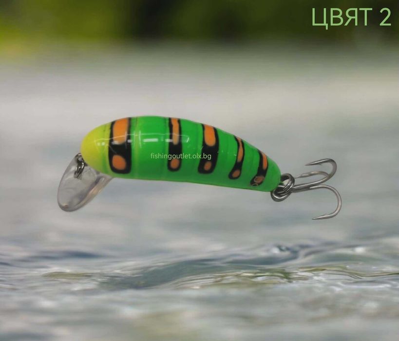 Микро воблери Okinwa - ларва на восъчен молец (КАМОЛА) - 3.5гр / 40мм