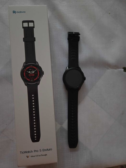 TicWatch Pro 5 Enduro – Smartwatch WearOS Google – в гаранция