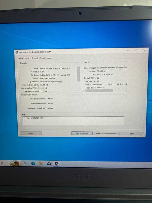 Laptop MSI MS-16RK - Cod 126327