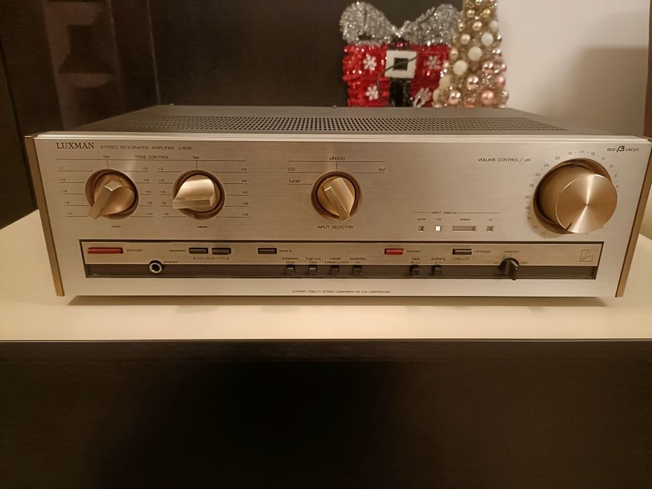 Luxman L 405, amplificator stereo vintage made in Japan, perfect funcț