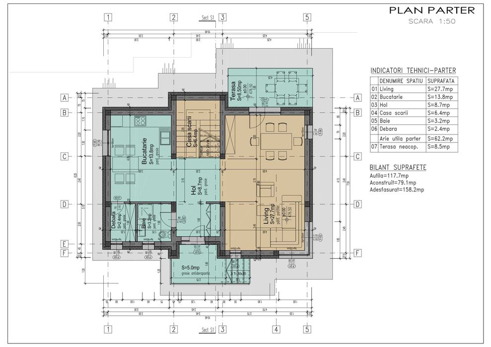 Casă individuală de vânzare Chinteni, str. Nucului (în spate la Profi)