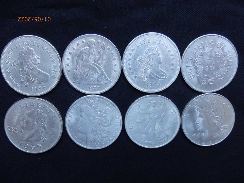 Колекция 8бр по 1 долар -30%