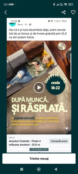Vând cămăși de bărbați mărimea 46