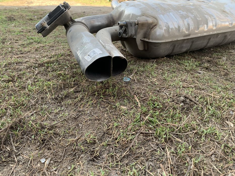 Выхлоп на мерседес AMG