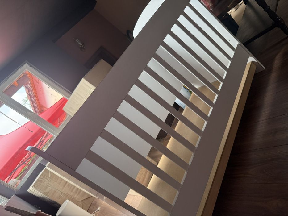 Детска кошара бяла детско легло