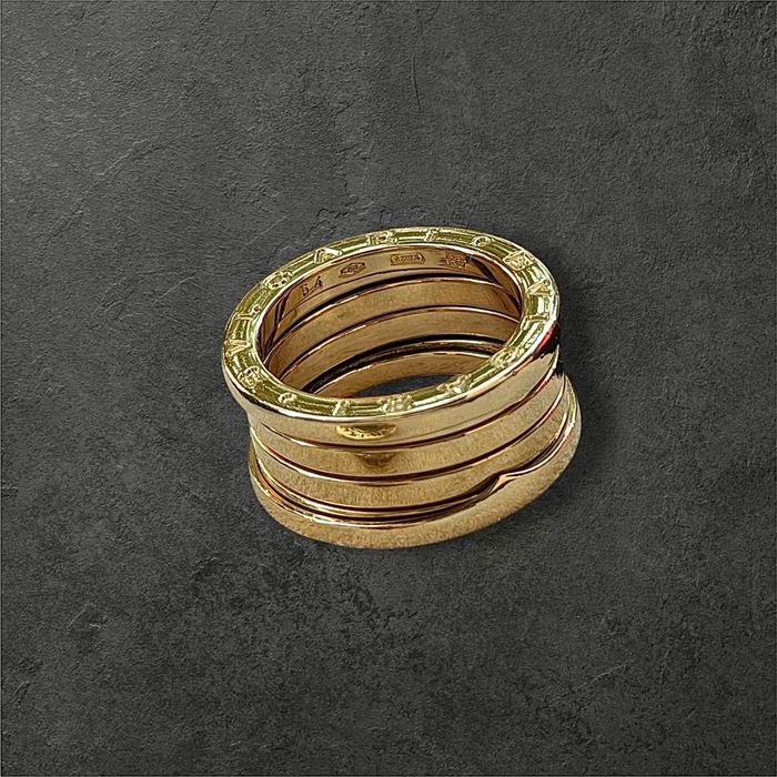 BVLGARI B.zero1 Three-Band Ring 18K Gold дамски пръстен 54