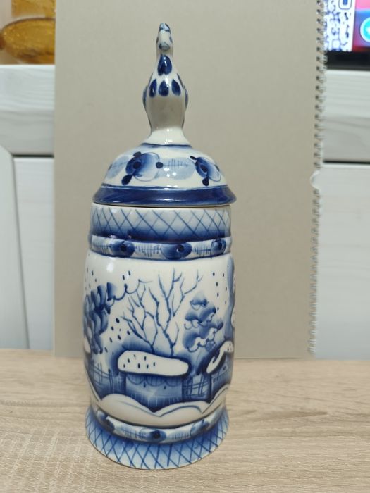 Гжель кружка советского периода