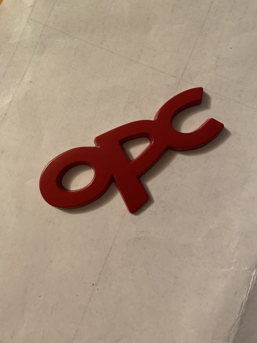 Налични!!! 3D Метална Емблема OPC Black and White Golden Red