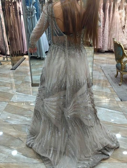 Бална рокля с камъни