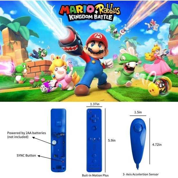 Контролери комплект за Nintendo Wii Remote и Nunchuck Controller