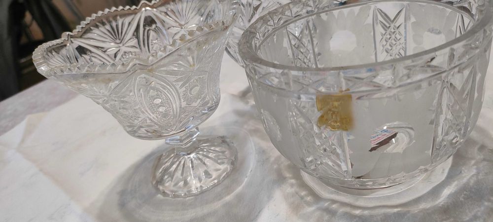 Вазы хрустальные советские