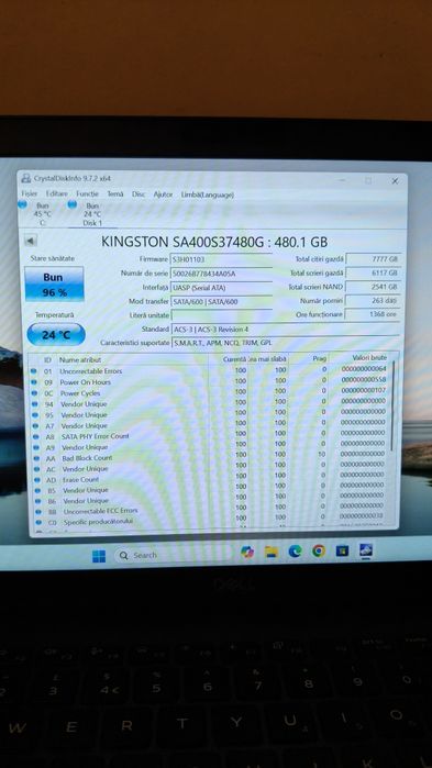 SSD Kingston 480 Gb