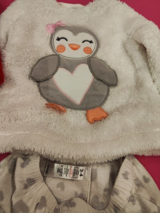 Топли пижами George за момиченце ,размер до 110 см