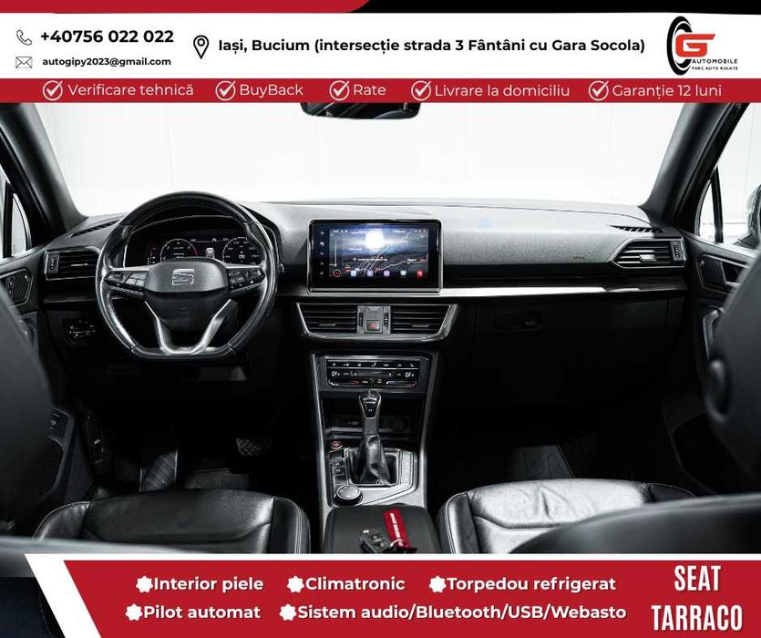 SEAT TARRACO XCELLENCE 4DRIVE Fab2021 Diesel 200CP Dsg Dotări de TOP