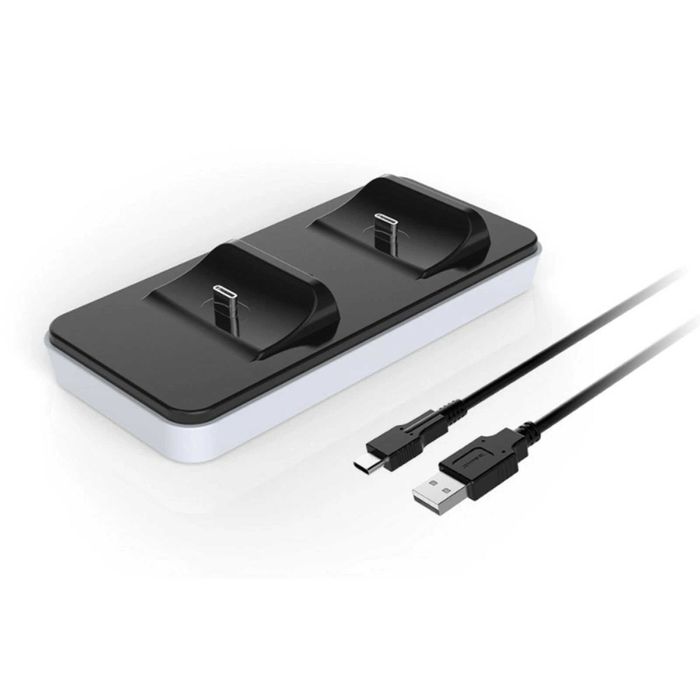 Докинг станция DOBE с 2 зарядни устройства за контролер PlayStation 5