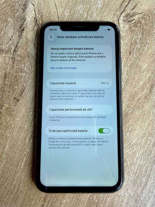 iPhone 11 64 gb, baterie noua