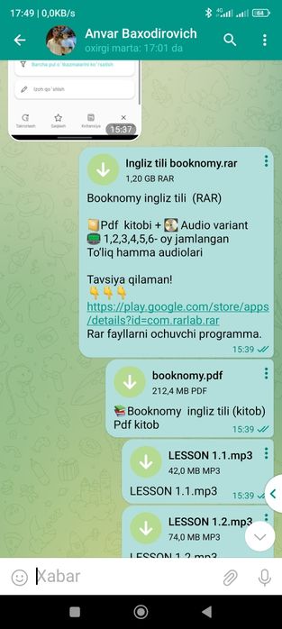 Booknomy Rus tili,Ingliz tili,Arab tili va Koreys tilari