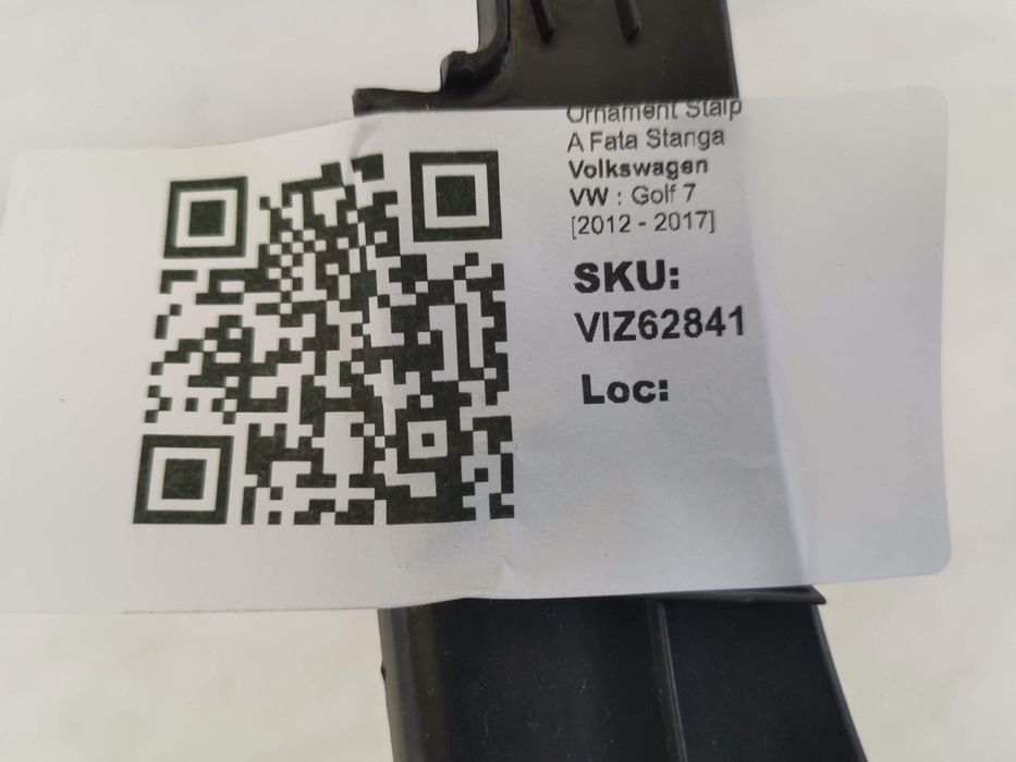 Декоративен Стълб А Отпред Ляв Фолксваген / Volkswagen VW Golf 7 [ - ]