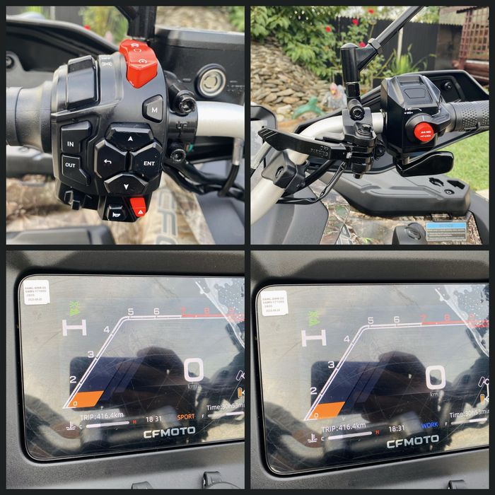 ATV ‼️ CF MOTO 850 X8 ‼️  400km impecabil CA NOU ( nu can am tgb linhai suzuki utv segway )