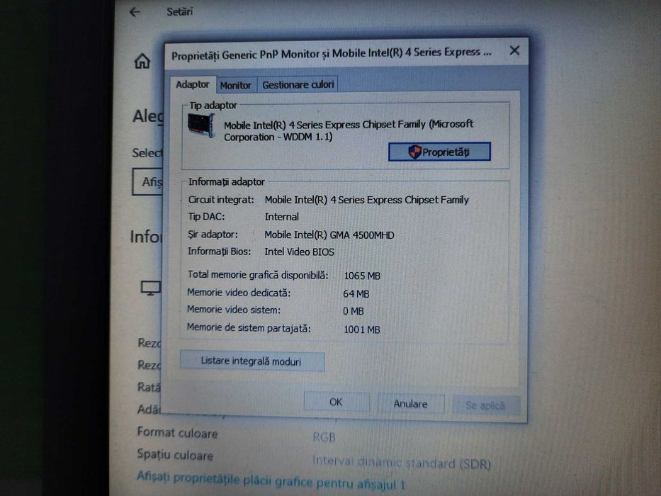 Placa de baza laptop Dell E5400 + procesor + rami