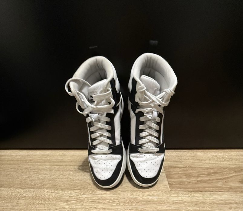 Маратонки Puma Rebound high-top white and black.