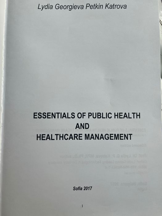 Essentials of public health