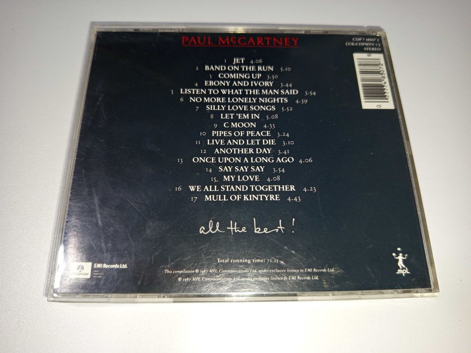 Компакт диск Paul McCartney - all the best