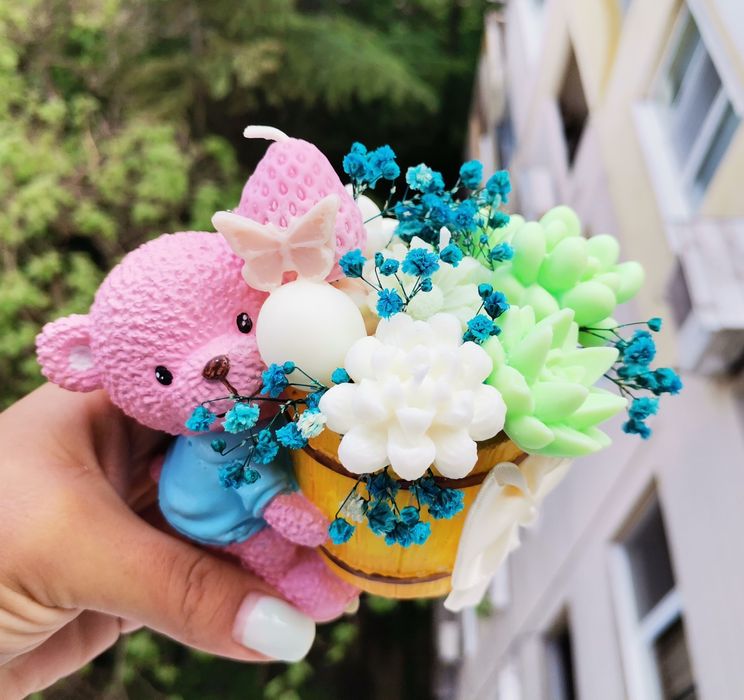 Кашпи с декорация