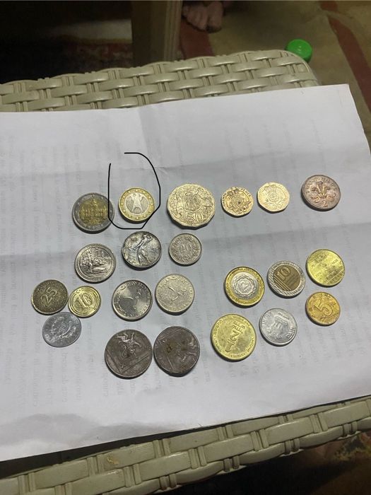 Vând monezi colecție Anglia& Turcia