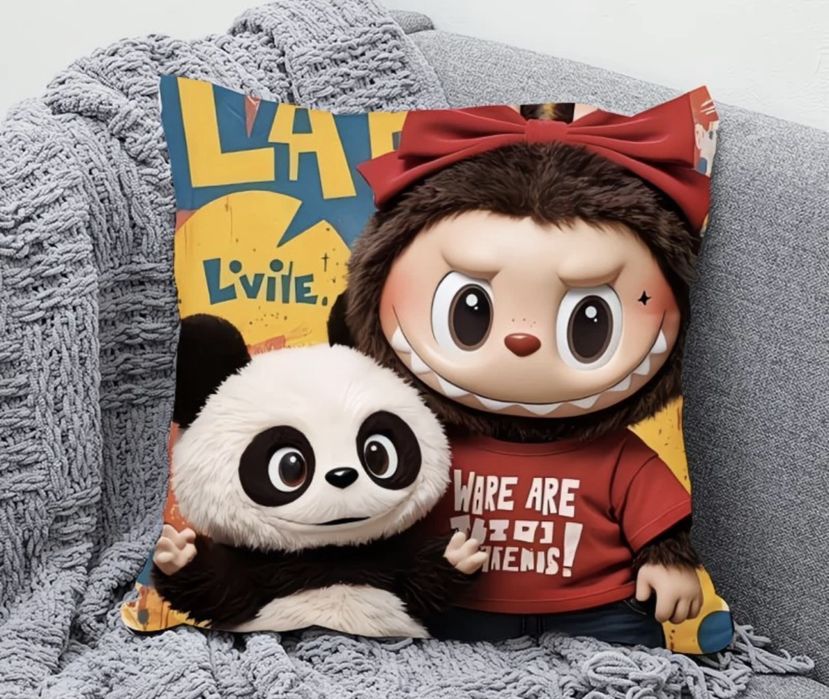 Декоративные подушки Лабубу