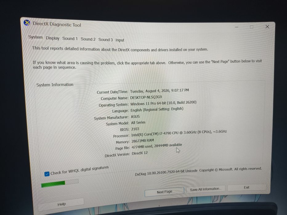 Vand PC gaming i7 GTX1080ti 28gb Ram DDR3 750w PSU