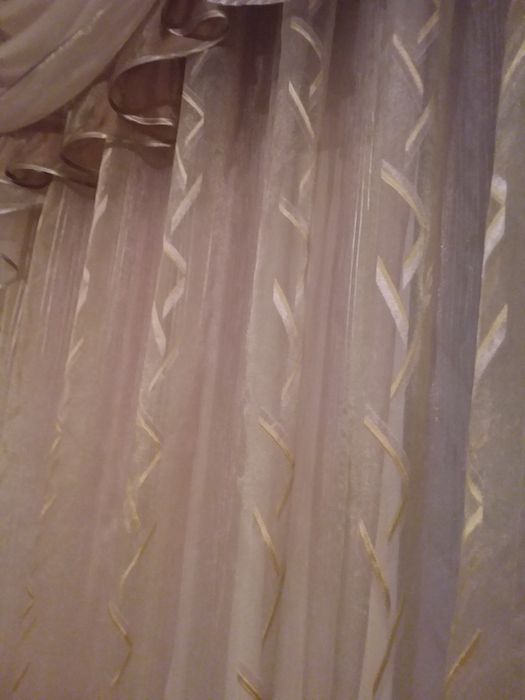 Комплект штор с ламбрекеном