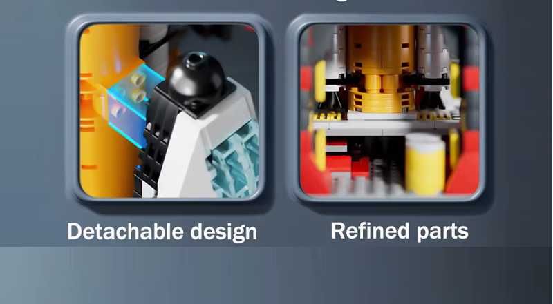 Set cu piese de constructii tip Lego Space Center cu 521 piese