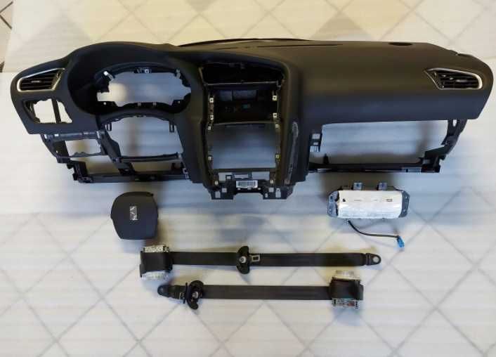 Citroen DS4 kit airbag volan pasager plansa de bord set centuri