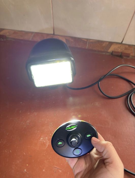 GoLight Stryker LED Black – Proiector / Searchlight 12V cu telecomandă