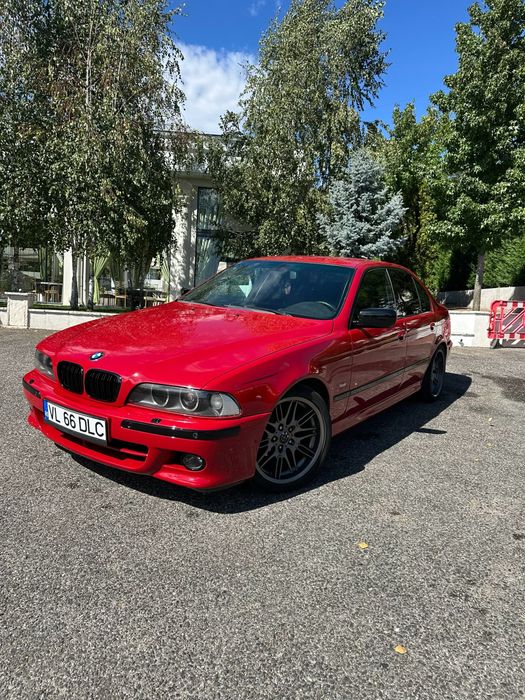 Vand bmw seria 5 e39 520i imola red,pachet m de fabrica euro 4