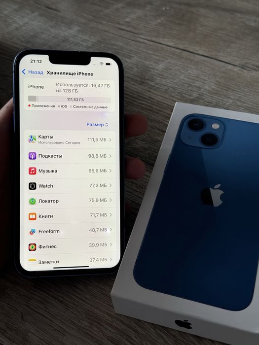 iPhone 13,128gb 100емк